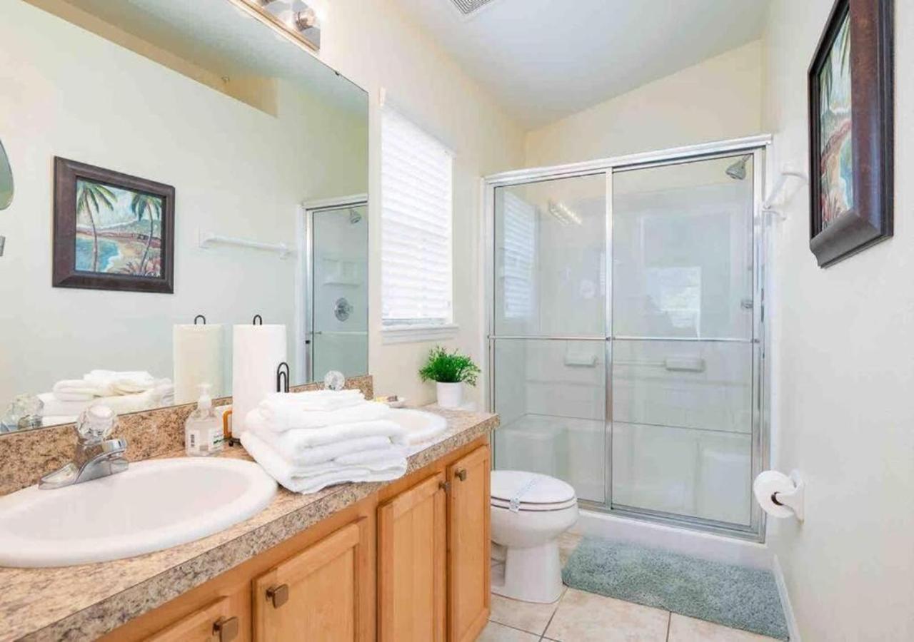 5 Bedroom, 7 Bed , 3 Bathroom Midterm Rental Home With Pool And Game Room, Near Disney Davenport Luaran gambar